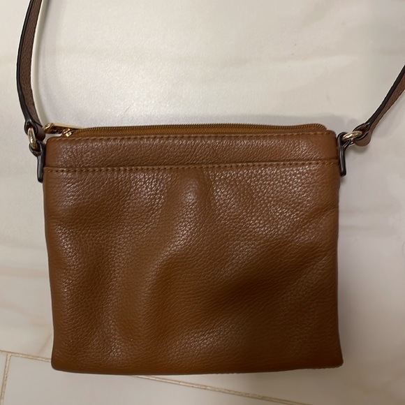 Michael Kors Brown Crossbody Bag with Gold Details - Picture 7 of 11
